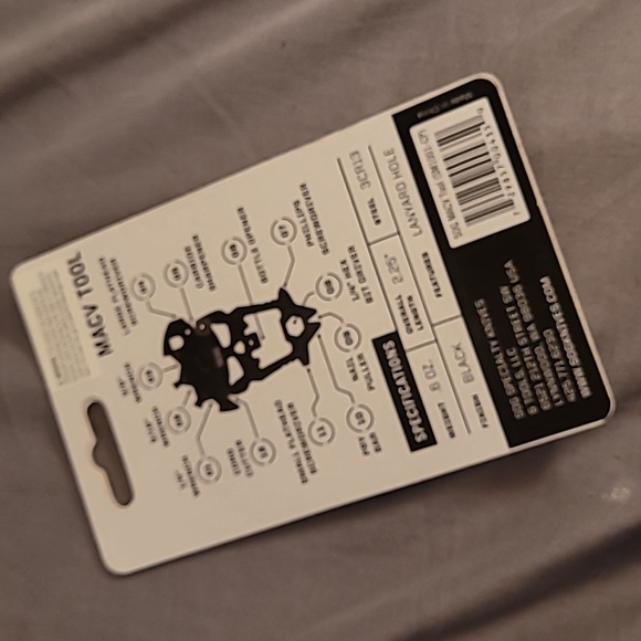 SOG MacV Tool SM1001-CP NIB NEW Black - Picture 3 of 4